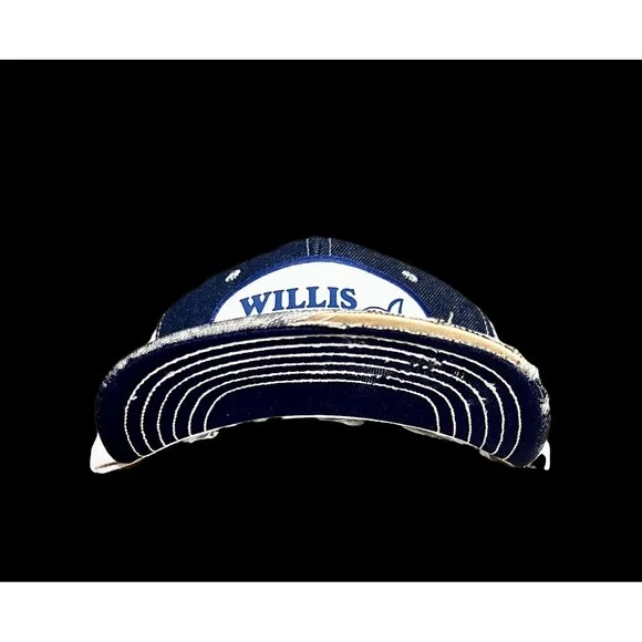 VINTAGE RARE - DeLong Trucker Hat Blue Denim - USA - GMC - Izuzu - Oldsmobile - Picture 9 of 9